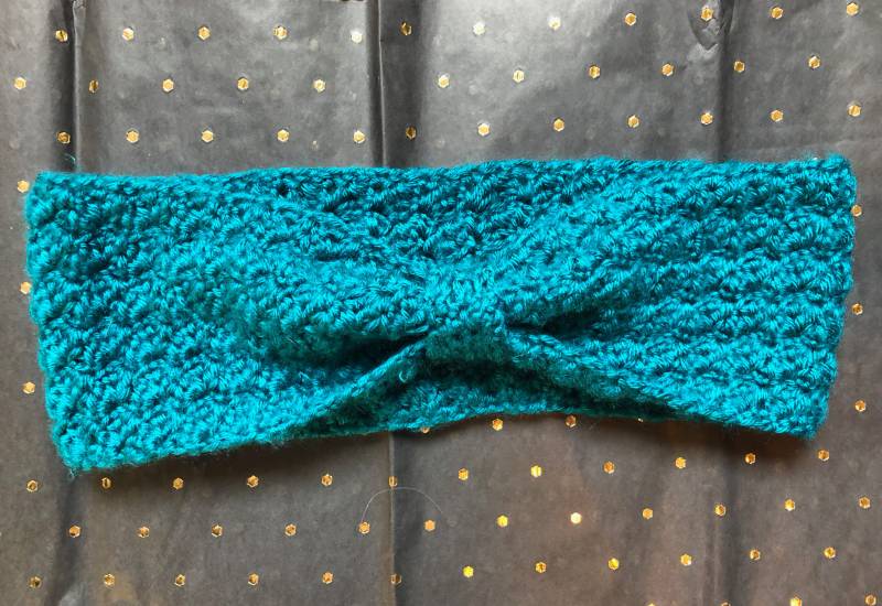 Erstaunliches Aqua Stirnband Erstaunliches Aqua Stirnband von StephsGnarlyKnits