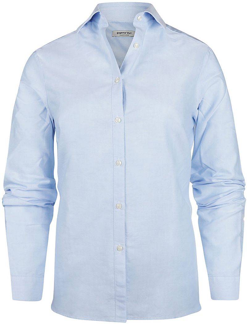 Steppin' Out Blouse Bibi Oxford Hellblau - Größe XL von Steppin' Out