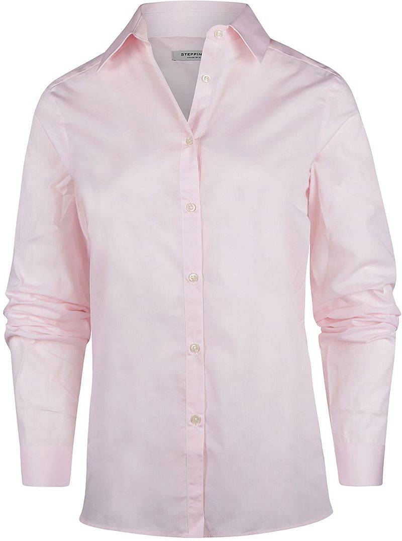 Steppin' Out Blouse Bibi Poplin Damen Hellrosa - Größe S von Steppin' Out