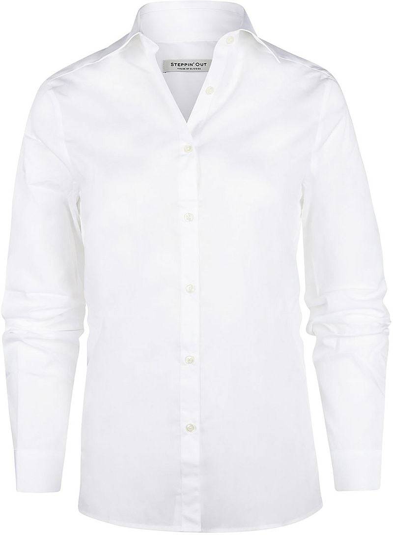 Steppin' Out Blouse Bibi Poplin Weiß - Größe M von Steppin' Out