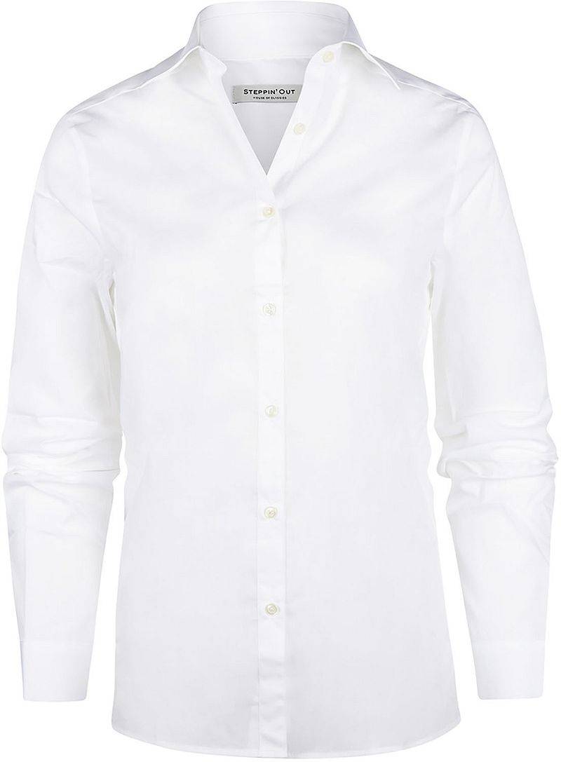 Steppin' Out Blouse Bibi Poplin Weiß - Größe XS von Steppin' Out