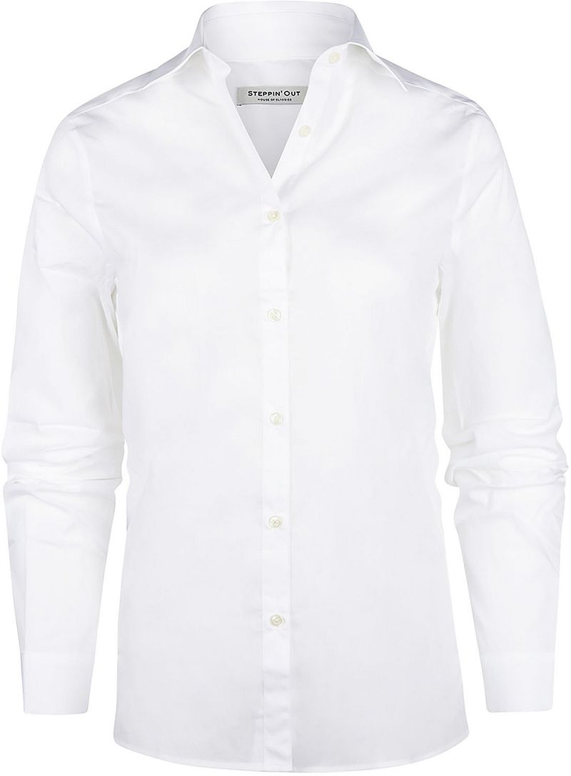 Steppin' Out Blouse Bibi Poplin Weiß - Größe XXL Steppin' Out Blouse Bibi Poplin Weiß - Größe XXL von Steppin' Out