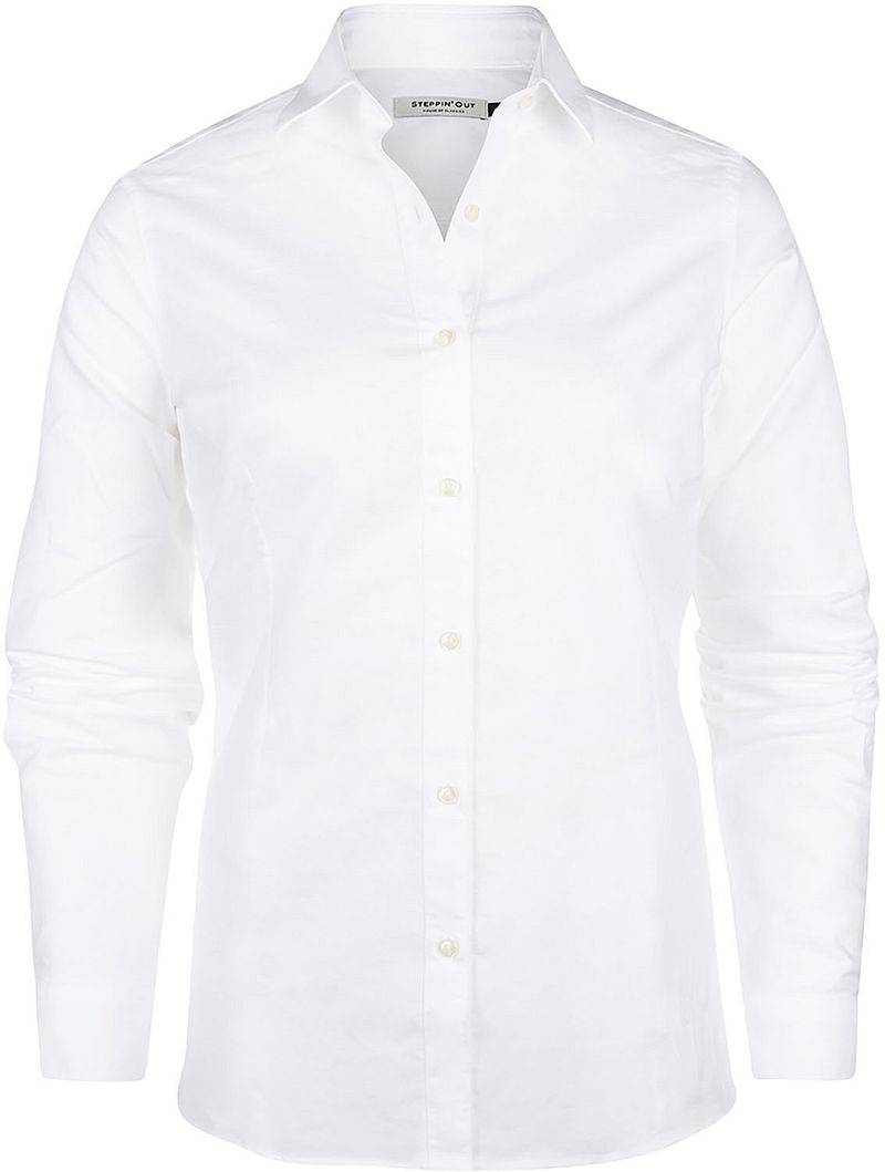 Steppin' Out Blouse Lauren Oxford Weiß - Größe M von Steppin' Out