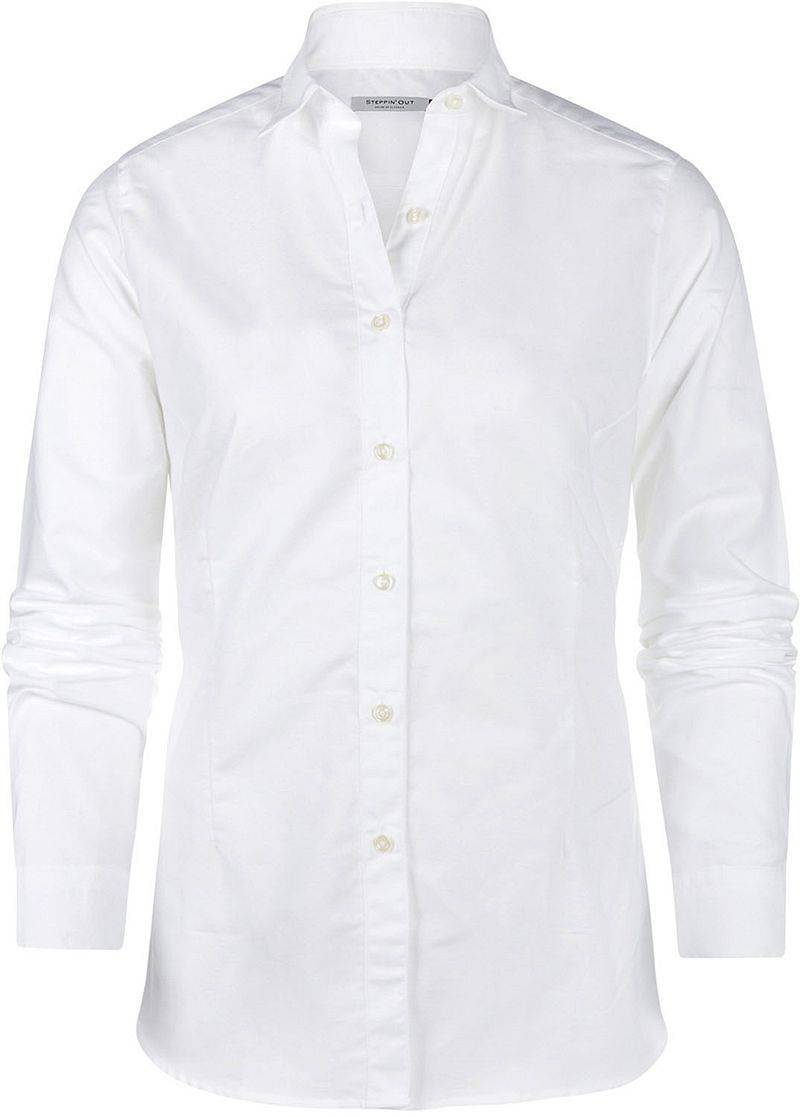 Steppin' Out Blouse Lauren Oxford Weiß - Größe XXL von Steppin' Out