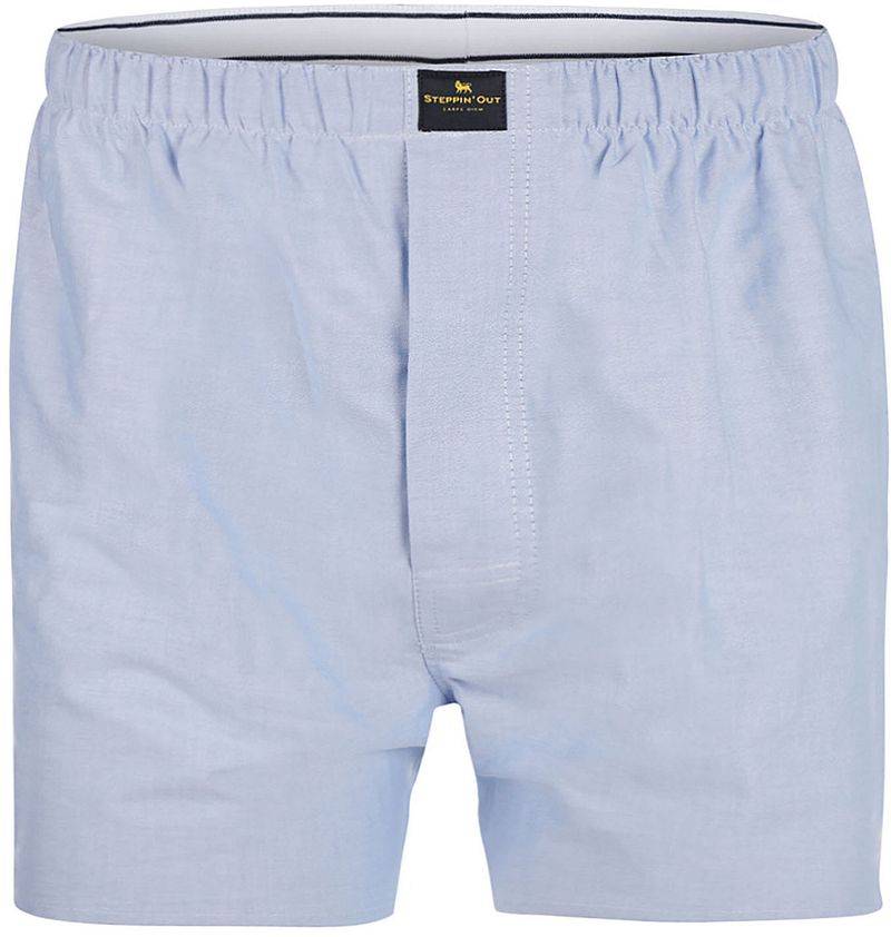 Steppin' Out Boxer Blue Oxford - Größe XL von Steppin' Out