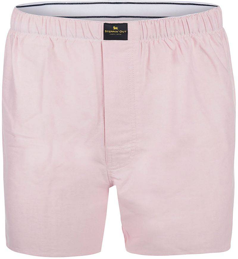Steppin' Out Boxer Rosa Oxford - Größe XXL von Steppin' Out