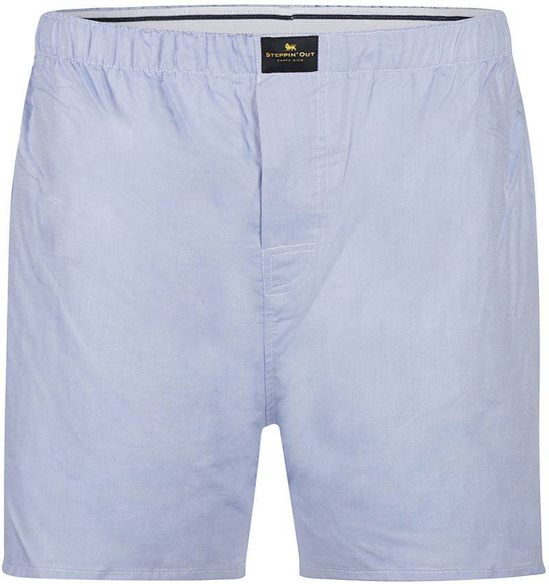 Steppin' Out Boxershort Oxford Hellblau - Größe S von Steppin' Out