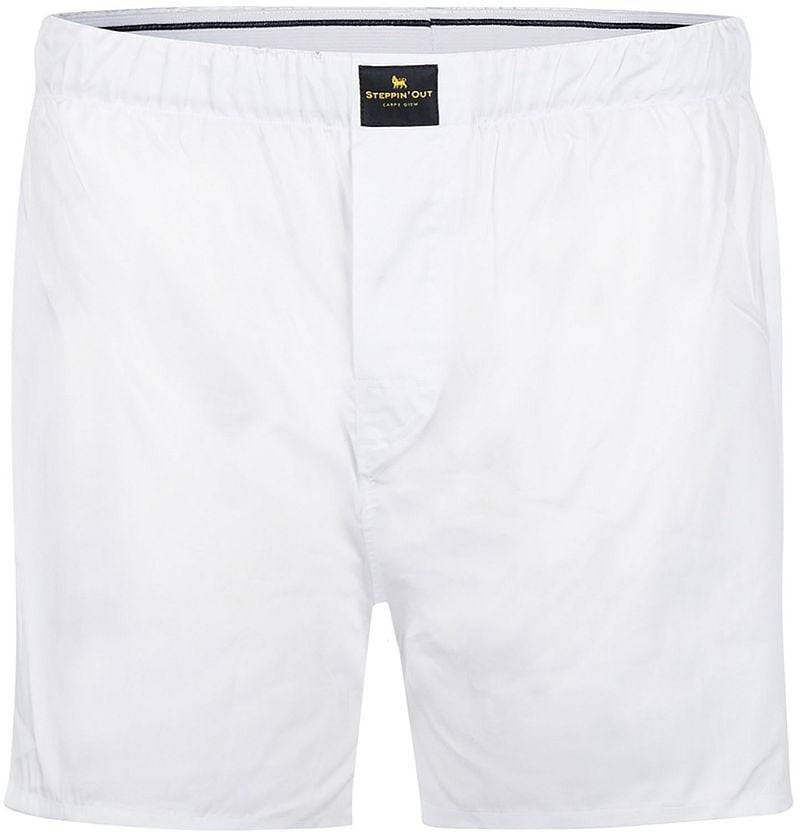 Steppin' Out Boxershort Poplin Weiß - Größe XXL von Steppin' Out