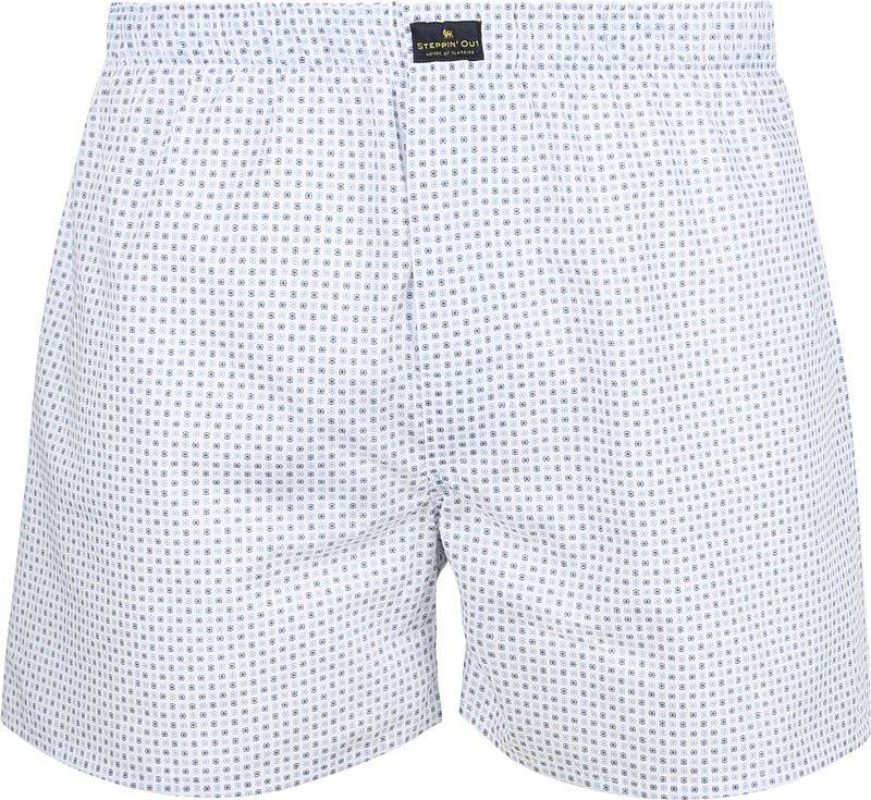Steppin' Out Boxershort Print Stars Blue - Größe XXL von Steppin' Out