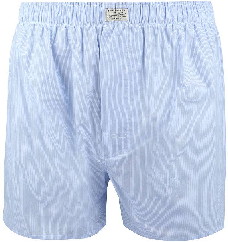 Steppin' Out Boxershort Streifen Hellblau - Größe XL von Steppin' Out