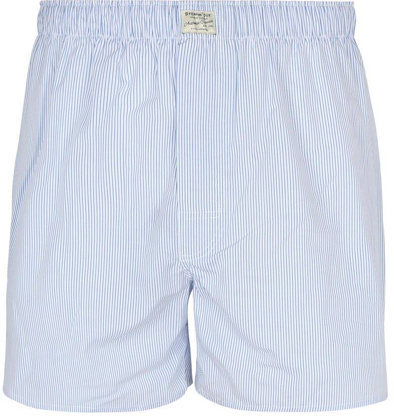 Steppin' Out Boxershort Striped Blau - Größe S von Steppin' Out