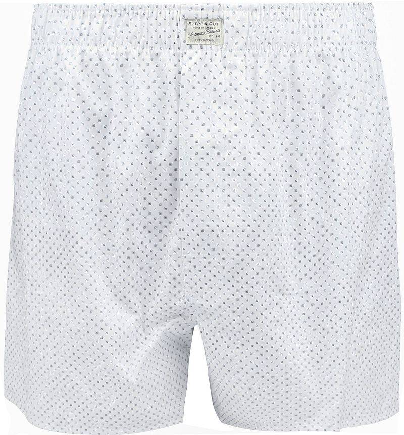 Steppin' Out Boxershorts Druck Weiss - Größe S von Steppin' Out