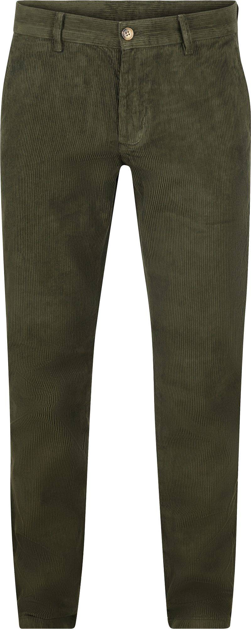 Steppin' Out Chino Flemm Corduroy Olive - Größe 50 von Steppin' Out