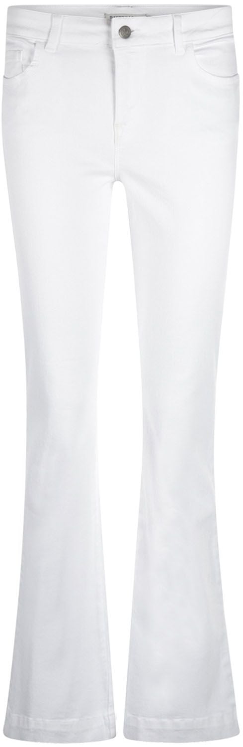 Steppin' Out Damen Flared Jeans Weiß - Größe 38 von Steppin' Out