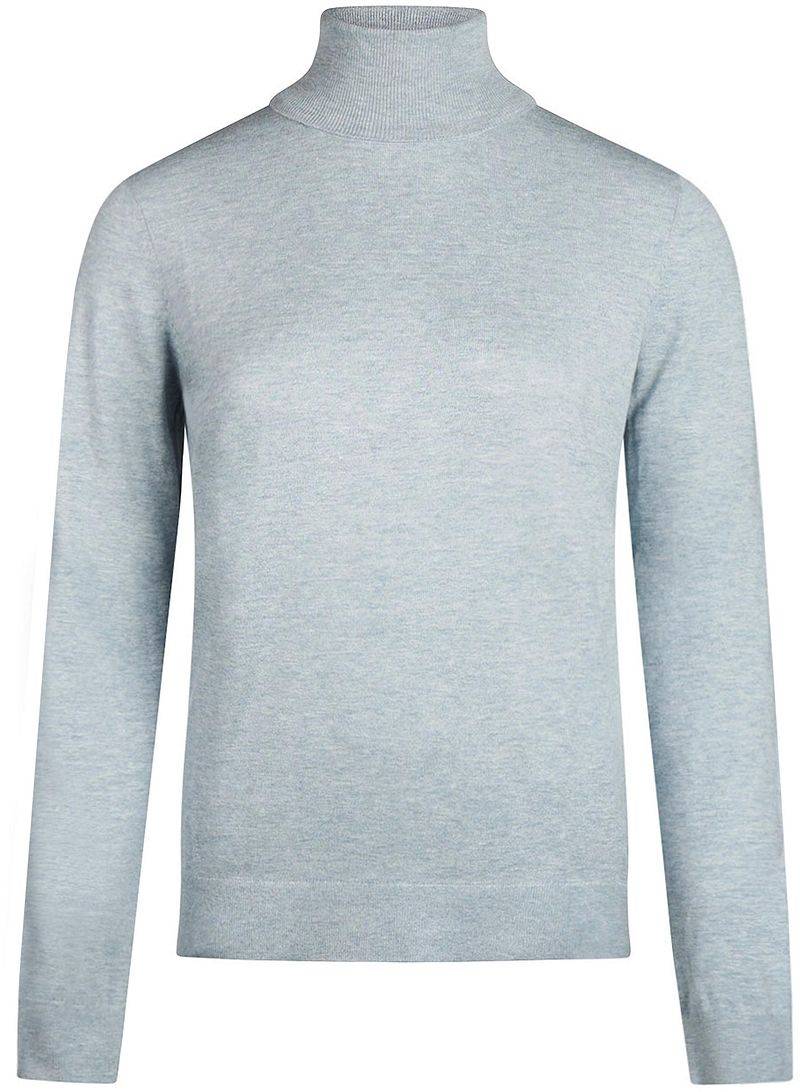 Steppin' Out Damen Rollkragenpullover Cotton Cashmere Hellblau - Größe S von Steppin' Out