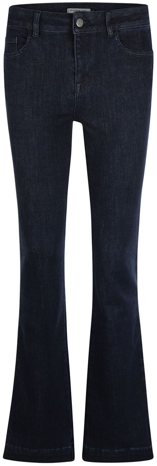 Steppin' Out Flared Jeans Damen Dark Blue Denim - Größe 42 von Steppin' Out
