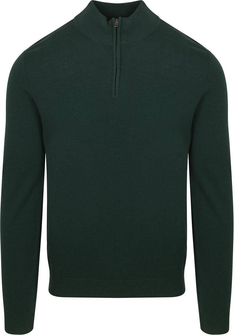 Steppin' Out Half Zip Pullover Merinowolle Caccia Grün - Größe XXL von Steppin' Out