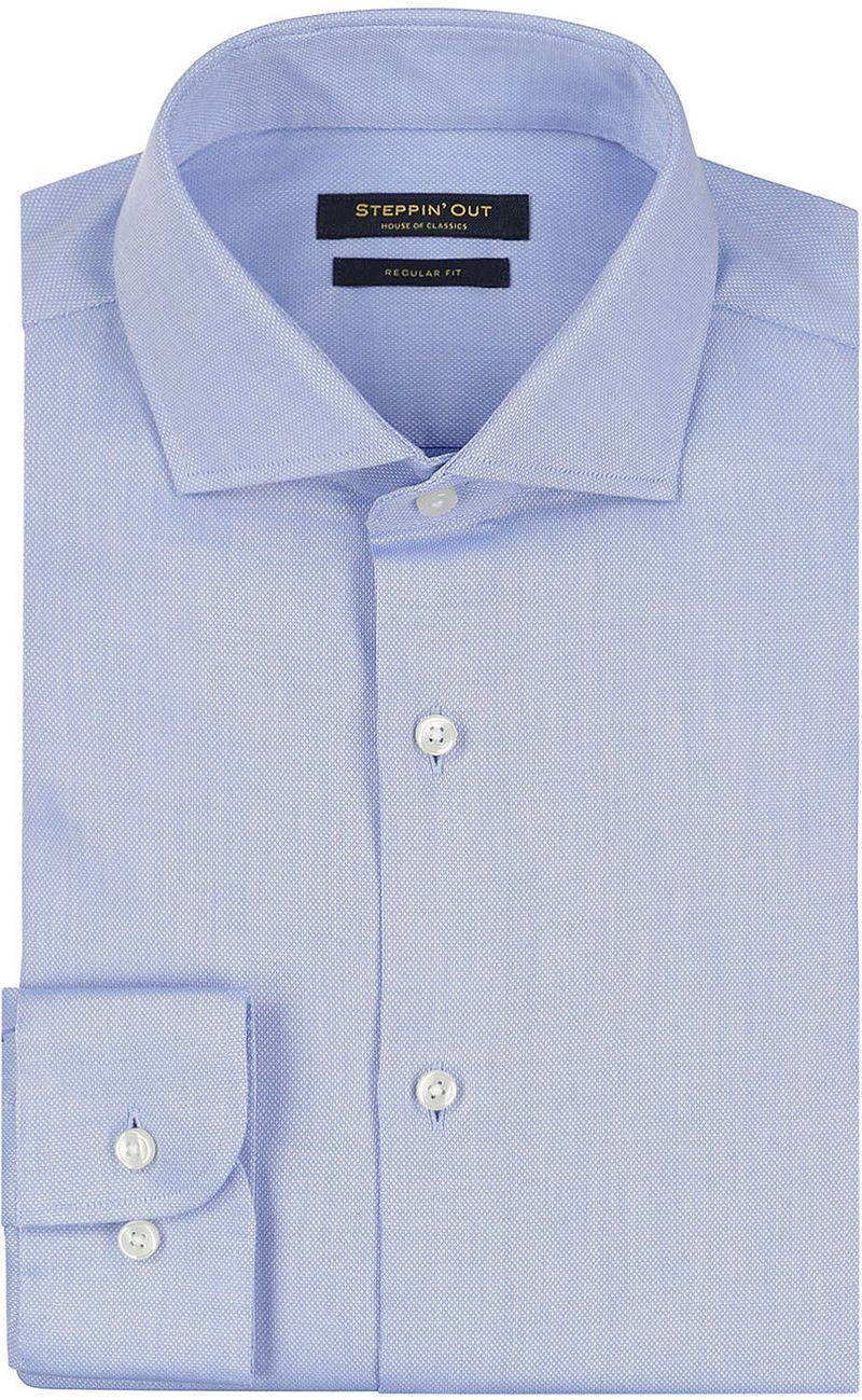 Steppin' Out Hemd Dobby Hellblau - Größe XXL von Steppin' Out