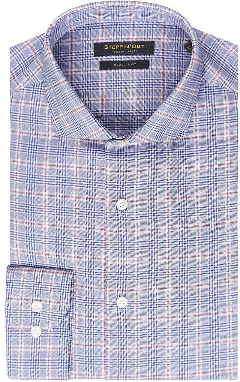 Steppin' Out Hemd Karos Blau  - Größe XL von Steppin' Out