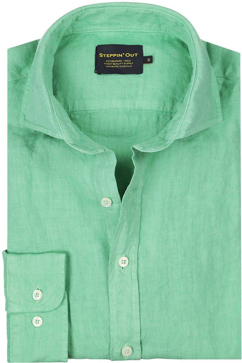 Steppin' Out Hemd Leinen Mintgrün - Größe 3XL von Steppin' Out