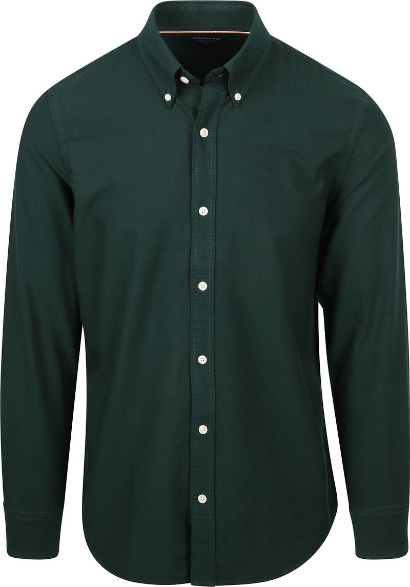 Steppin' Out Hemd Oxford Dunkelgrün - Größe M von Steppin' Out