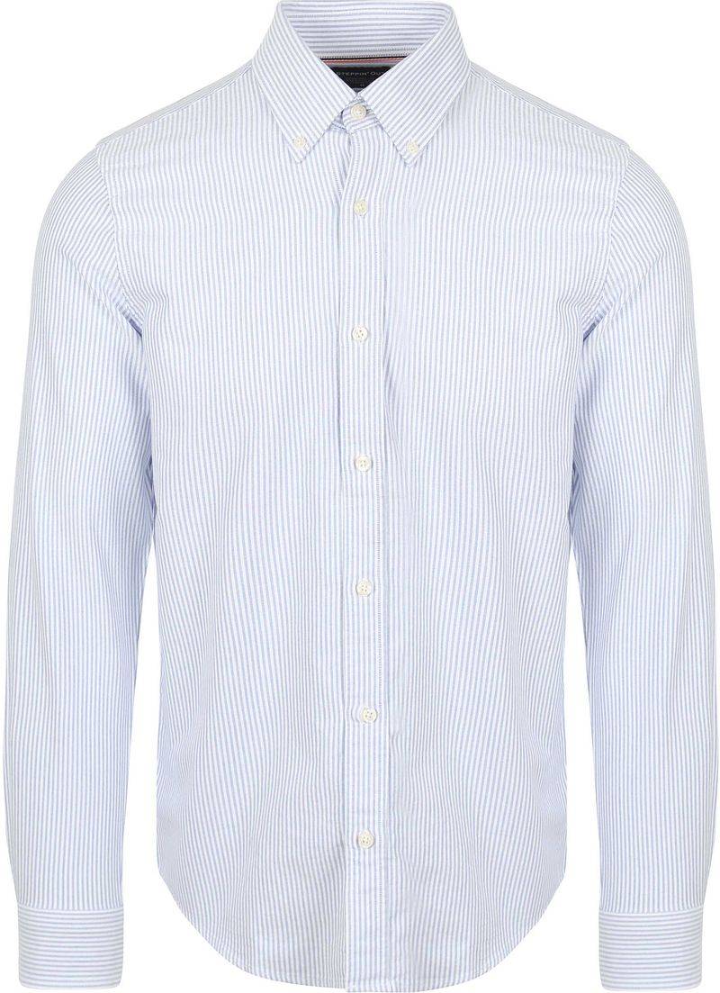 Steppin' Out Hemd Oxford Streifen Hellblau - Größe S von Steppin' Out