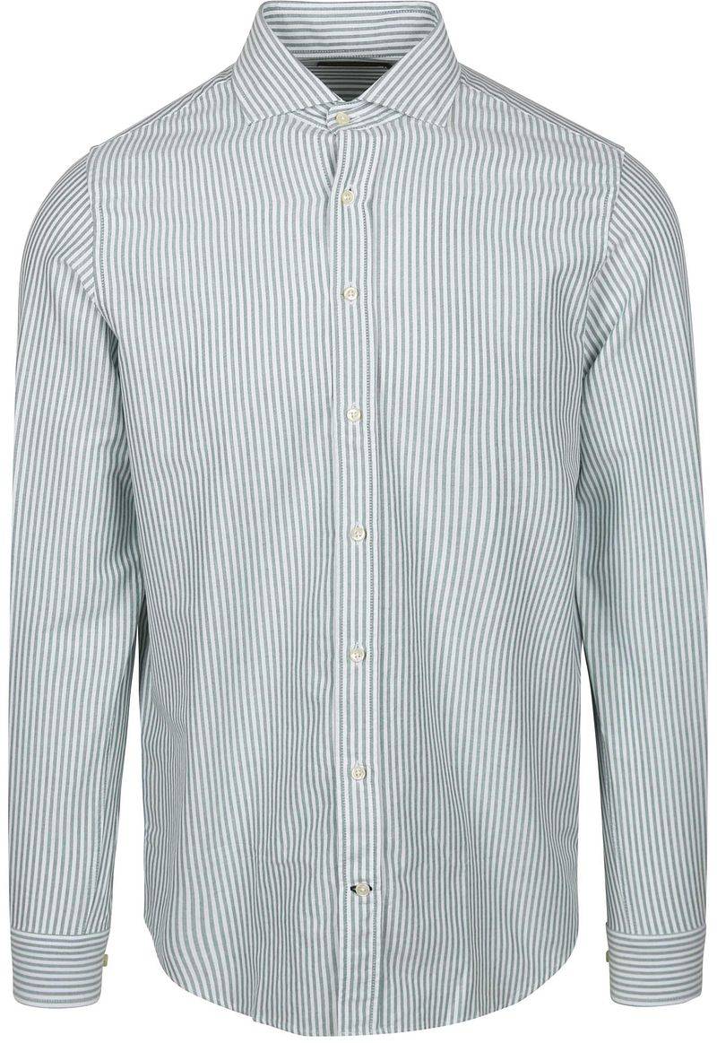 Steppin' Out Hemd Oxford Streifen Hellgrün  - Größe XL von Steppin' Out