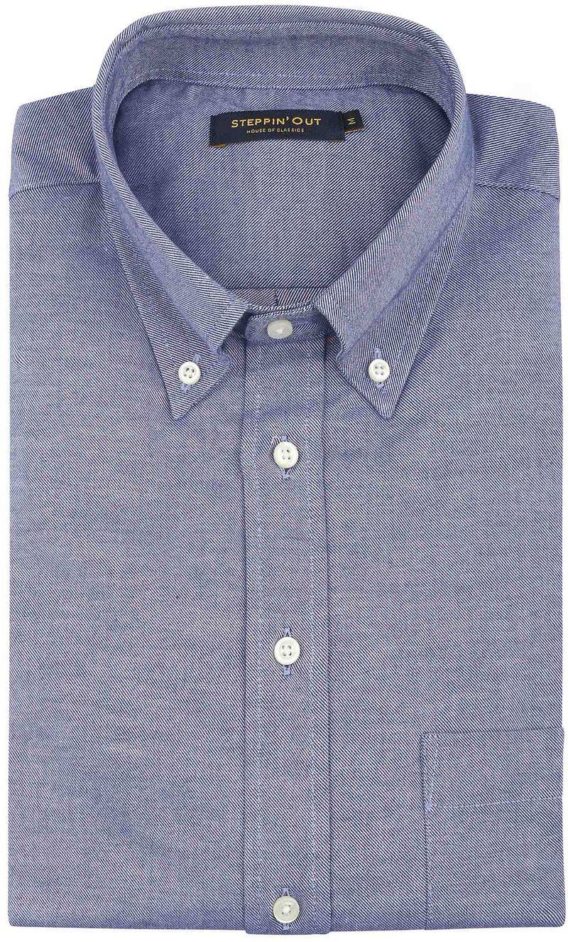 Steppin' Out Hemd Twill Blau - Größe XL von Steppin' Out