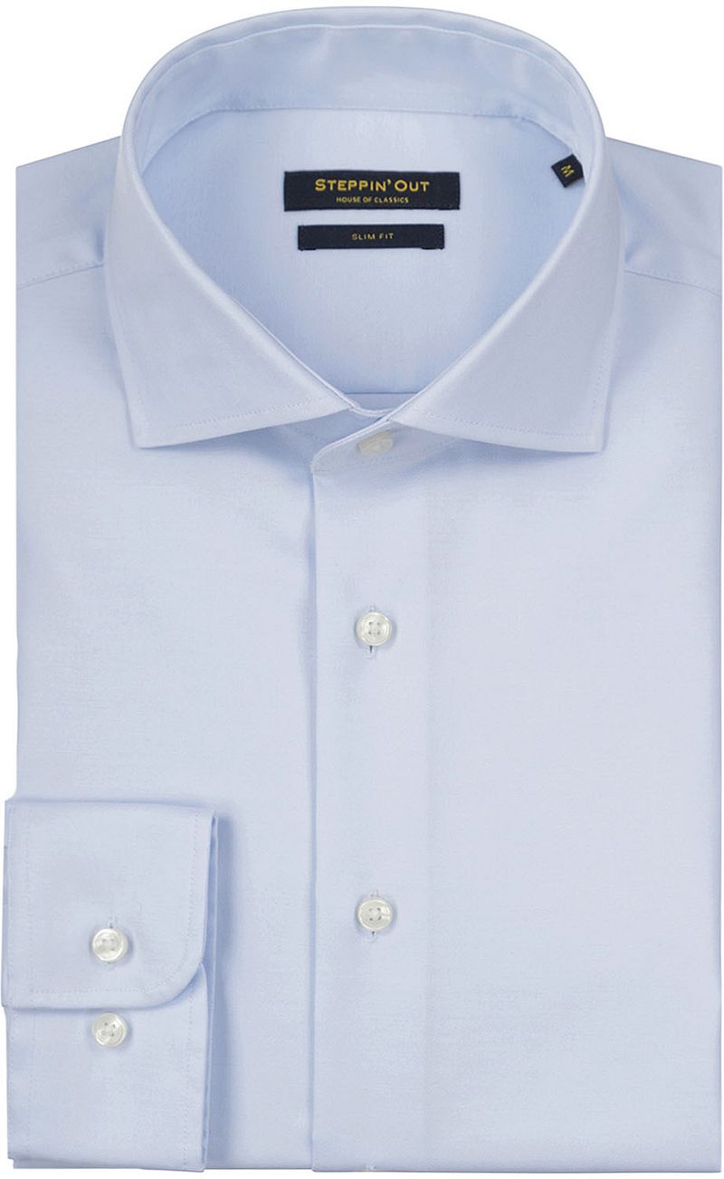 Steppin' Out Hemd Slim-Fit Twill Hellblau - Größe XL Steppin' Out Hemd Slim-Fit Twill Hellblau - Größe XL von Steppin' Out