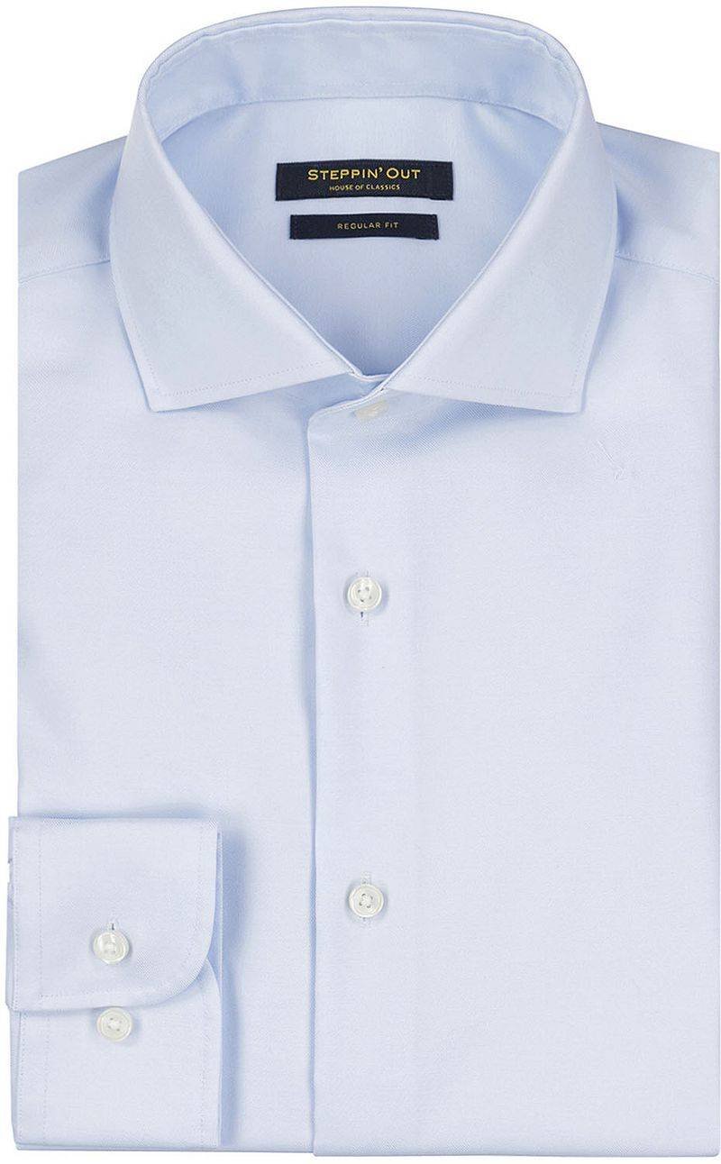 Steppin' Out Hemd Twill Hellblau - Größe XXL von Steppin' Out