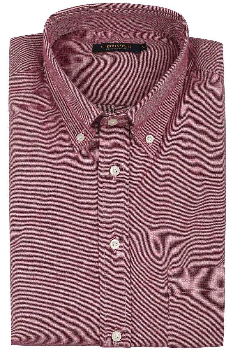 Steppin' Out Hemd Twill Rot - Größe XXL von Steppin' Out