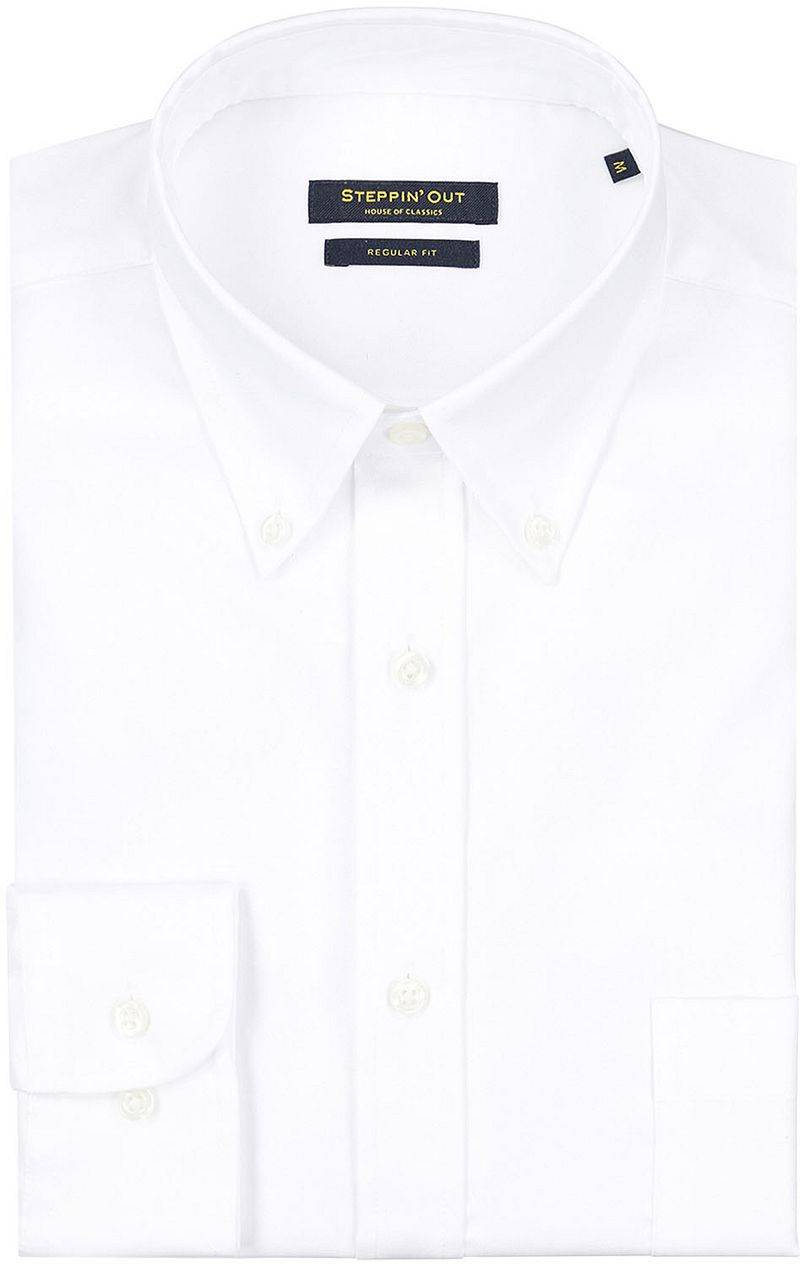Steppin' Out Hemd Twill Weiß - Größe XXL von Steppin' Out