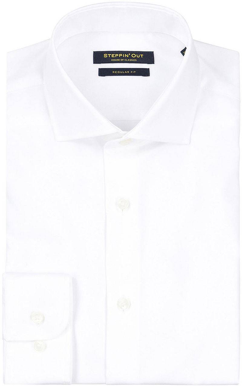 Steppin' Out Hemd Twill Weiß - Größe XXL von Steppin' Out