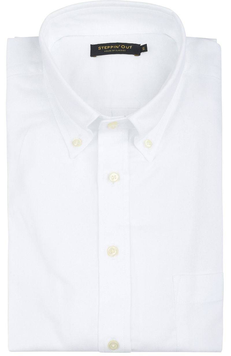 Steppin' Out Hemd Twill Weiß - Größe XXL von Steppin' Out
