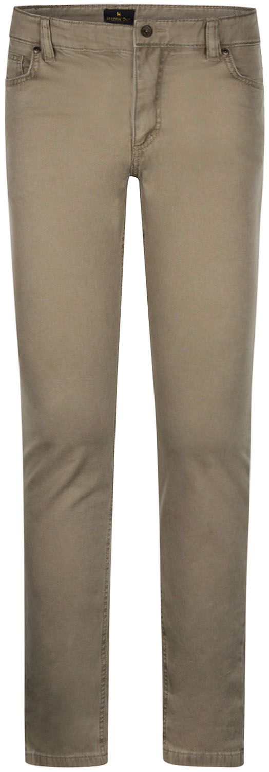 Steppin' Out Hose 5-pocket Johnson Khaki - Größe W 38 - L 34 von Steppin' Out