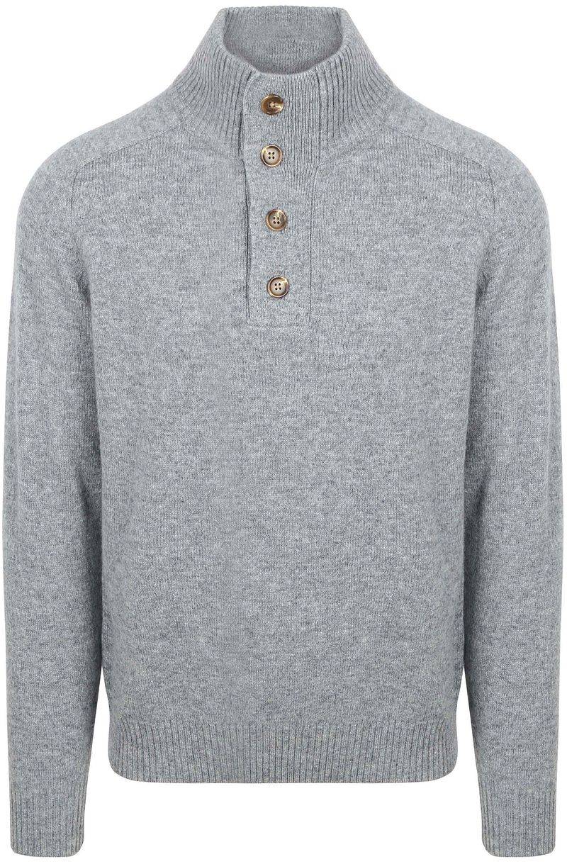 Steppin' Out Mocker Pullover Lammwolle Grau - Größe XL von Steppin' Out