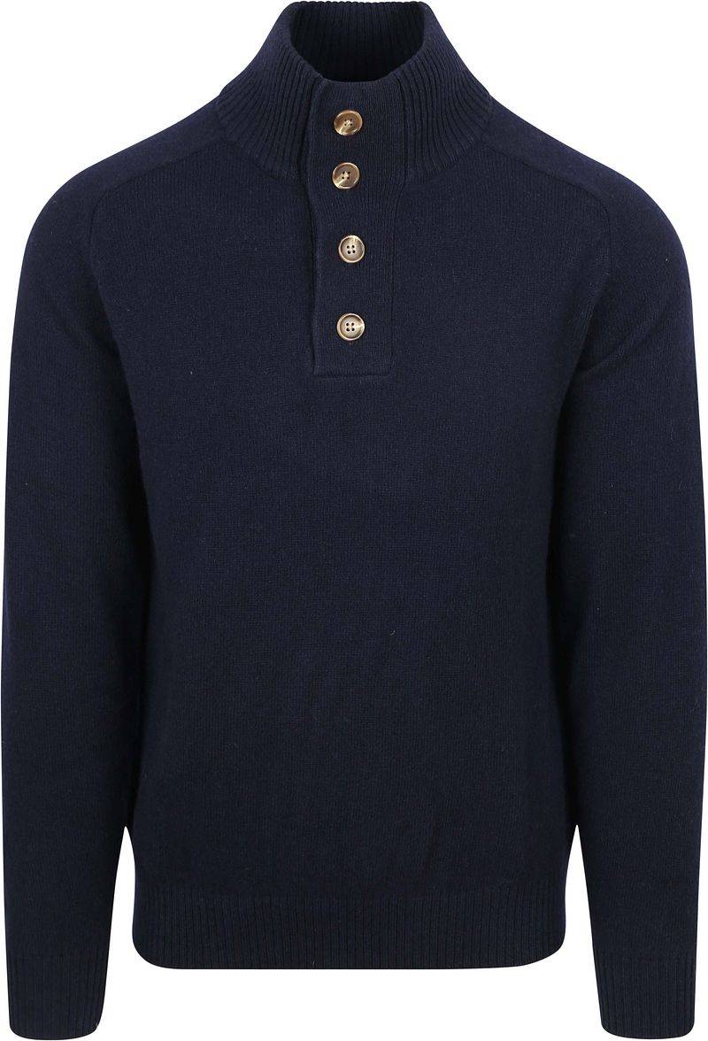 Steppin' Out Mocker Pullover Lammwolle Navy - Größe 3XL von Steppin' Out