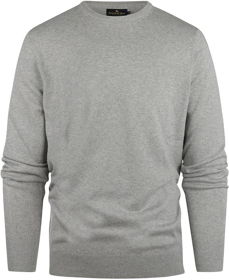 Steppin' Out Pullover Cotton Cashmere Melange Grau - Größe XXL von Steppin' Out