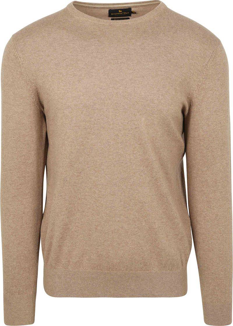 Steppin' Out Pullover Cotton Cashmere Camel - Größe M von Steppin' Out