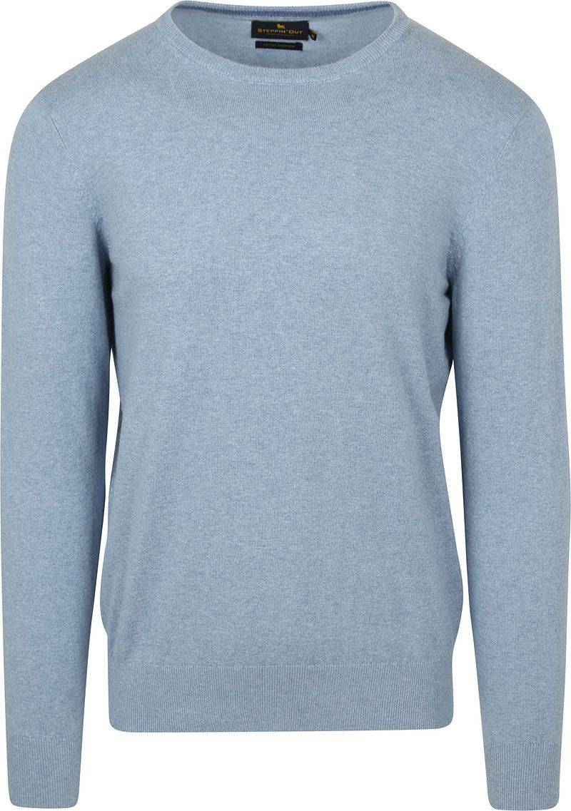Steppin' Out Pullover Cotton Cashmere Sky Blau - Größe 3XL von Steppin' Out