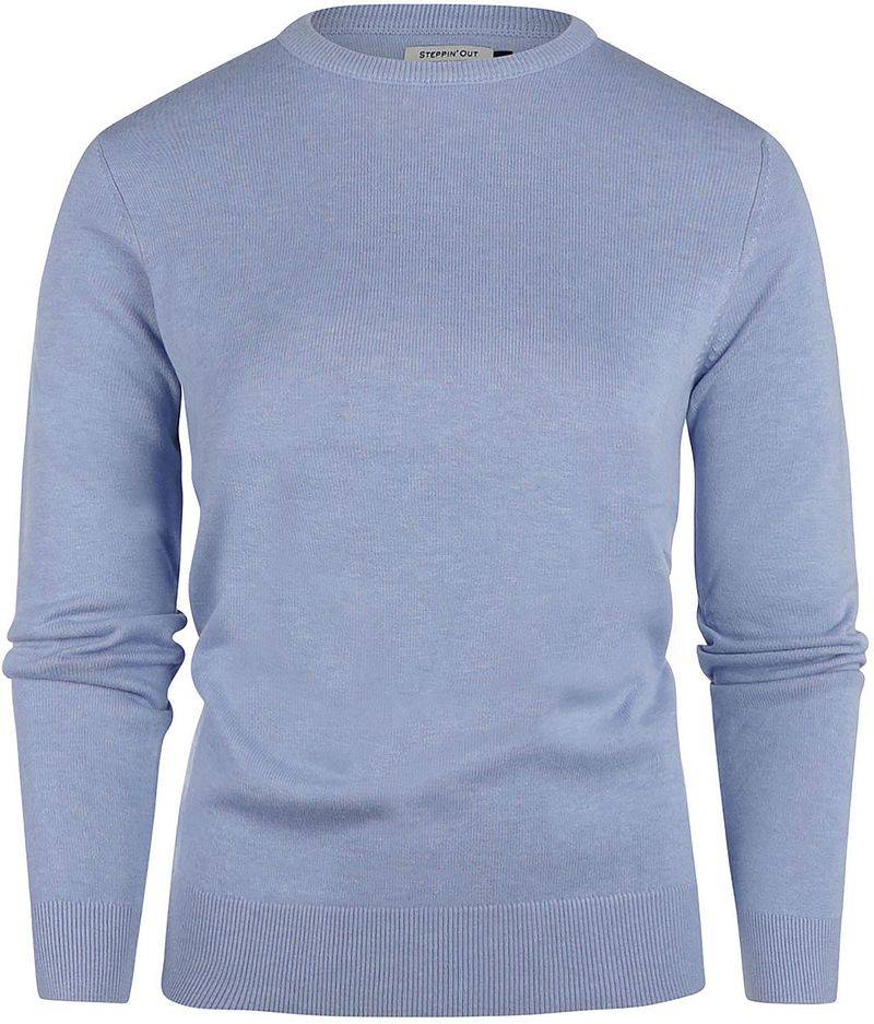 Steppin' Out Pullover Damen Hellblau - Größe S von Steppin' Out