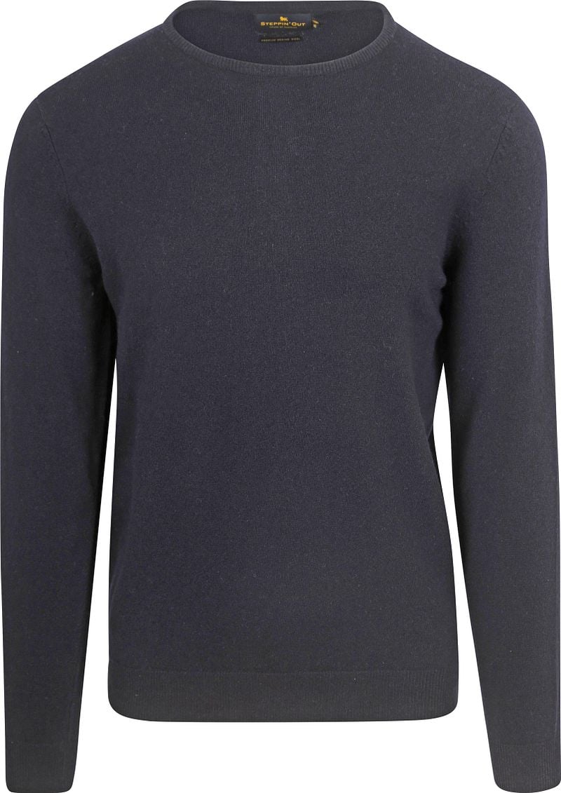 Steppin' Out Pullover Merinowolle Navy - Größe XXL Steppin' Out Pullover Merinowolle Navy - Größe XXL von Steppin' Out