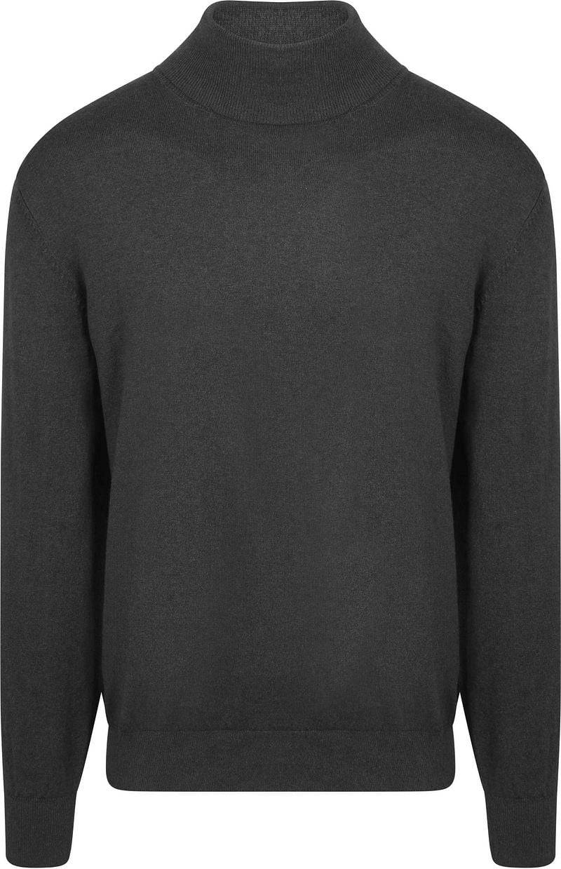 Steppin' Out Rollkragenpullover Cotton Cashmere Anthrazit  - Größe XXL von Steppin' Out