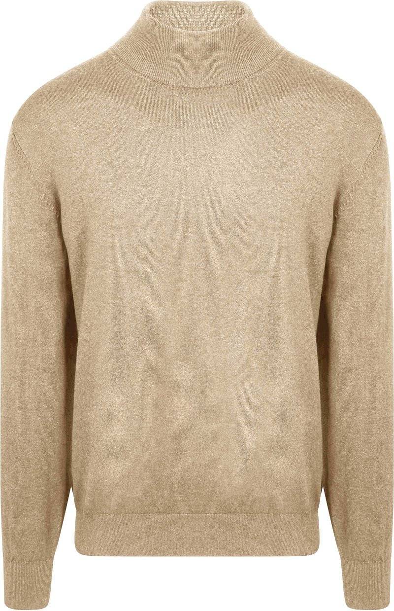 Steppin' Out Rollkragenpullover Cotton Cashmere Ecru - Größe XXL von Steppin' Out