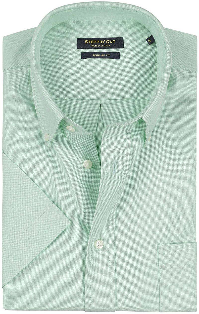 Steppin' Out Short Sleeve Hemd Hellgrün - Größe M von Steppin' Out