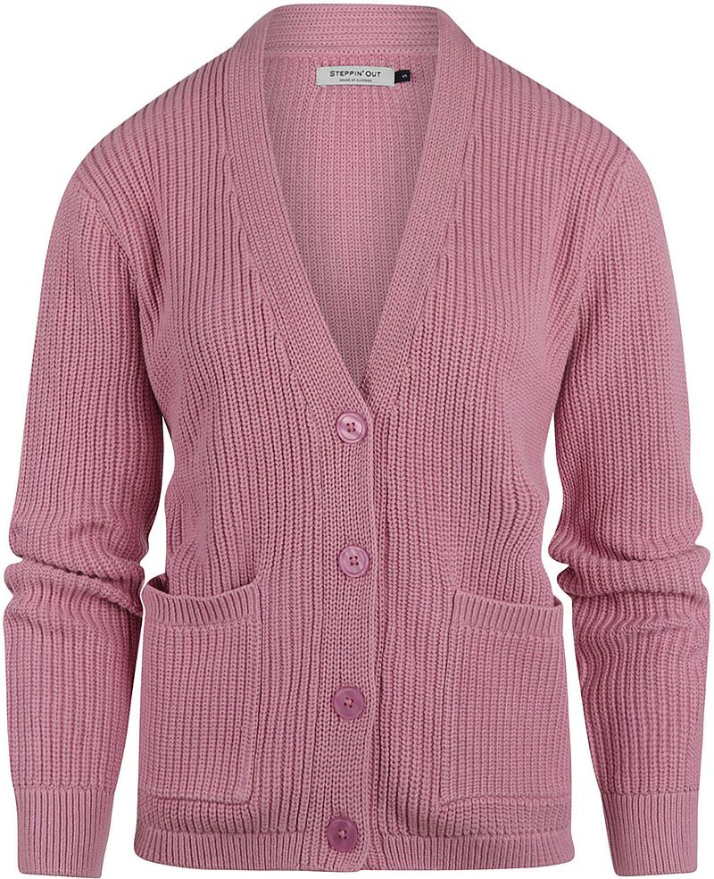 Steppin' Out Strickjacke Damen Rosa - Größe XL Steppin' Out Strickjacke Damen Rosa - Größe XL von Steppin' Out