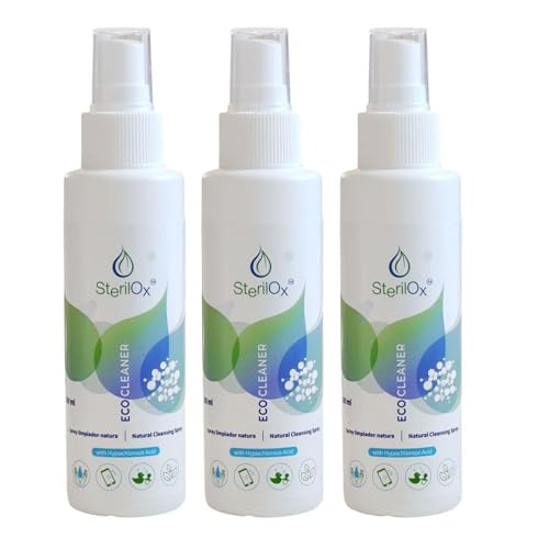 SterilOx Spray 3 x 100 ml – Kosmetik-Set mit hypochloröser Säure | für Hände, Haut und persönliche Gegenstände | sicher für Kinder und Haustiere – alkohol- und parfümfrei SterilOx Spray 3 x 100 ml – Kosmetik-Set mit hypochloröser Säure | für Hände, Haut und persönliche Gegenstände | sicher für Kinder und Haustiere – alkohol- und parfümfrei von Sterilox