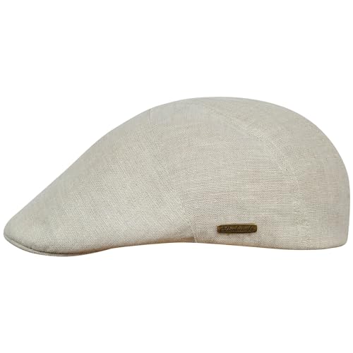 Sterkowski Ivy Five Mütze | 100% Naturleinen Schiebermütze für Herren und Frauen | Schirmmütze Herren Leinen Cabriolet Mütze Sonnen Hut Vintage Cap Mütze Irisch Gatsby Mütze 54 cm Blau von Sterkowski