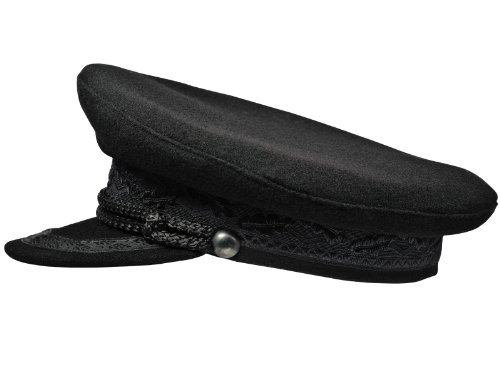 Sterkowski Kaschubei Handelsflotte Offizier Schirmmütze Schiffermütze 64 cm Schwarz von Sterkowski