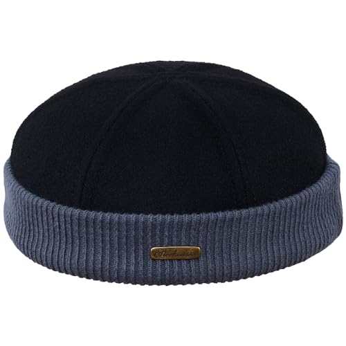 Sterkowski Navy Watch | Wolle Beanie Kappe für Herren und Frauen | Docker Cap Leon der Profi Beanie Herren Fahrrad Mütze Kapitänsmütze Herren Wintermütze Herren 56 cm Schwarz/Grau Sterkowski Navy Watch | Wolle Beanie Kappe für Herren und Frauen | Docker Cap Leon der Profi Beanie Herren Fahrrad Mütze Kapitänsmütze Herren Wintermütze Herren 56 cm Schwarz/Grau von Sterkowski